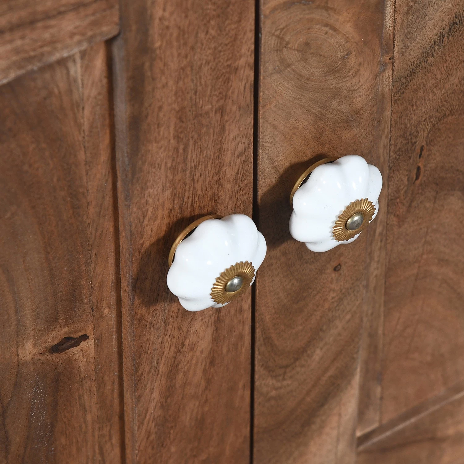 Wolf-Möbel Salle de bain Maison IV (2 éléments) - Acacia massif - Acacia couleur pierre / Blanc cassé 8 Wolf-Möbel Salle de bain Maison IV (2 éléments) - Acacia massif - Acacia couleur pierre / Blanc cassé – Image 6