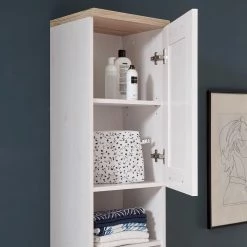 Ridgevalley Colonne de salle de bain Saltvik - Imitation mélèze de Sibiu / Imitation chêne Sanremo clair -Meubles de salle de bain Soldes 2022 1000261300 210426 13404500011 DETAILS P000000001000261300