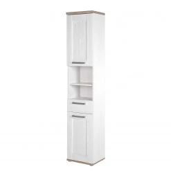 Ridgevalley Colonne de salle de bain Saltvik - Imitation mélèze de Sibiu / Imitation chêne Sanremo clair