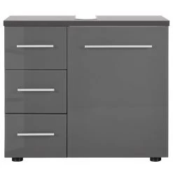 Loftscape Meuble sous lavabo Weddell I - Verre gris / Gris -Meubles de salle de bain Soldes 2022 1000261304 220310 050 DETAILS P000000001000261304