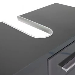 Loftscape Meuble sous lavabo Weddell I - Verre gris / Gris -Meubles de salle de bain Soldes 2022 1000261304 220310 070 DETAILS P000000001000261304