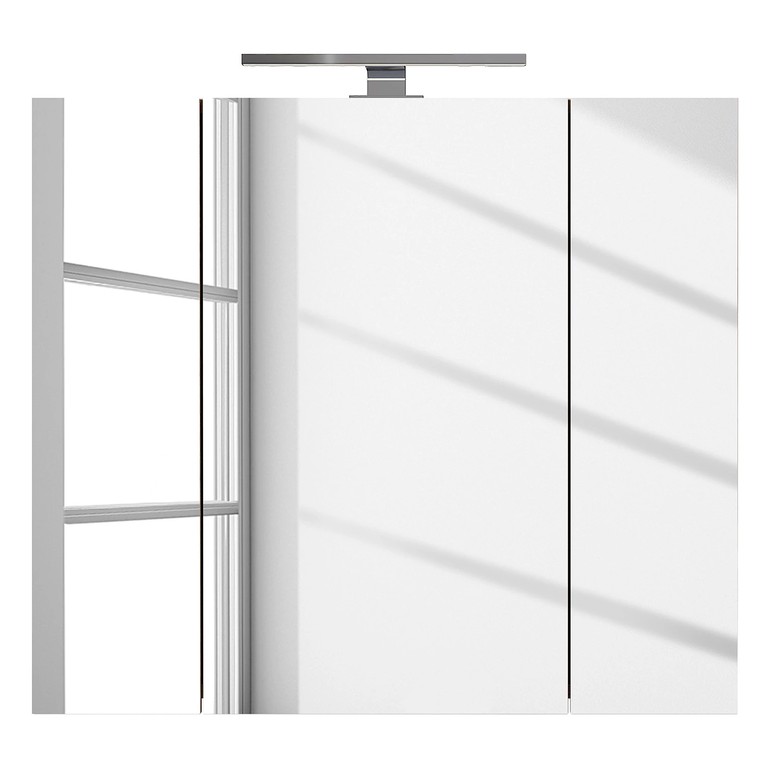 Germania Armoire de toilette Avino - Avec éclairage - Imitation chêne de Navarre 6 Germania Armoire de toilette Avino - Avec éclairage - Imitation chêne de Navarre – Image 4