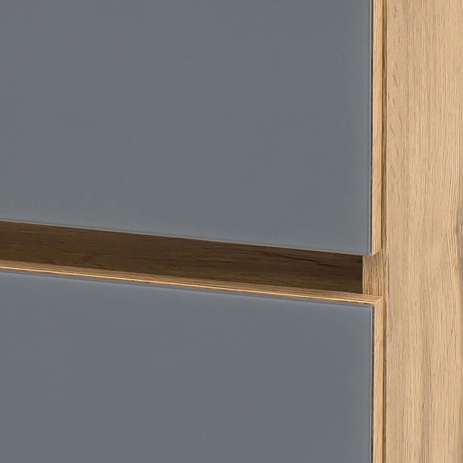 Giessbach Meuble bas Tira - Verre Gris / Imitation chêne Wotan 12 Giessbach Meuble bas Tira - Verre Gris / Imitation chêne Wotan – Image 10