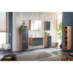 Giessbach Armoire de salle de bain Tira - Verre Gris / Imitation chêne Wotan -Meubles de salle de bain Soldes 2022 1000267060 210601 09311000089 MOOD DETAILS P000000001000267060 mood