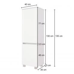 Giessbach Armoire de salle de bain Tira - Verre Blanc / Imitation chêne Wotan -Meubles de salle de bain Soldes 2022 1000267061 210601 09433100404 SKETCH DETAILS P000000001000267061 sketch