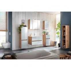 Giessbach Meuble avec vasque Tira - Verre Blanc / Imitation chêne Wotan - Largeur : 80 cm 19 Giessbach Meuble avec vasque Tira - Verre Blanc / Imitation chêne Wotan - Largeur : 80 cm -Meubles de salle de bain Soldes 2022 1000267063 210601 09312500117 MOOD DETAILS P000000001000267063 mood