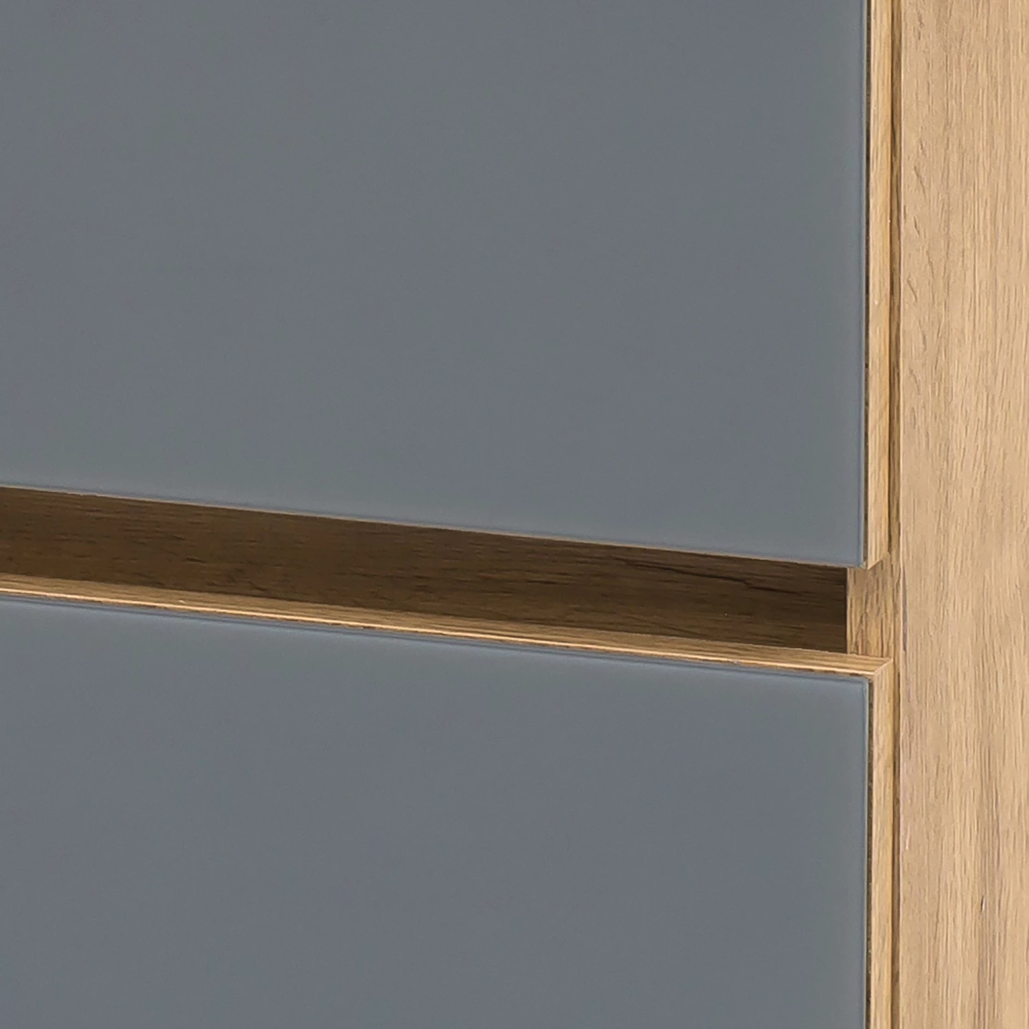 Giessbach Meuble avec vasque Tira II - Avec vasque en céramique - Verre Gris / Imitation chêne Wotan 10 Giessbach Meuble avec vasque Tira II - Avec vasque en céramique - Verre Gris / Imitation chêne Wotan – Image 8