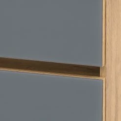 Giessbach Meuble avec vasque Tira - Verre Gris / Imitation chêne Wotan - Largeur : 80 cm -Meubles de salle de bain Soldes 2022 1000267073 210601 09424900290 DETAILS P000000001000267073