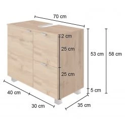 Giessbach Meuble sous lavabo Suba - Blanc -Meubles de salle de bain Soldes 2022 1000267477 210519 10262400032 SKETCH DETAILS P000000001000267477 sketch