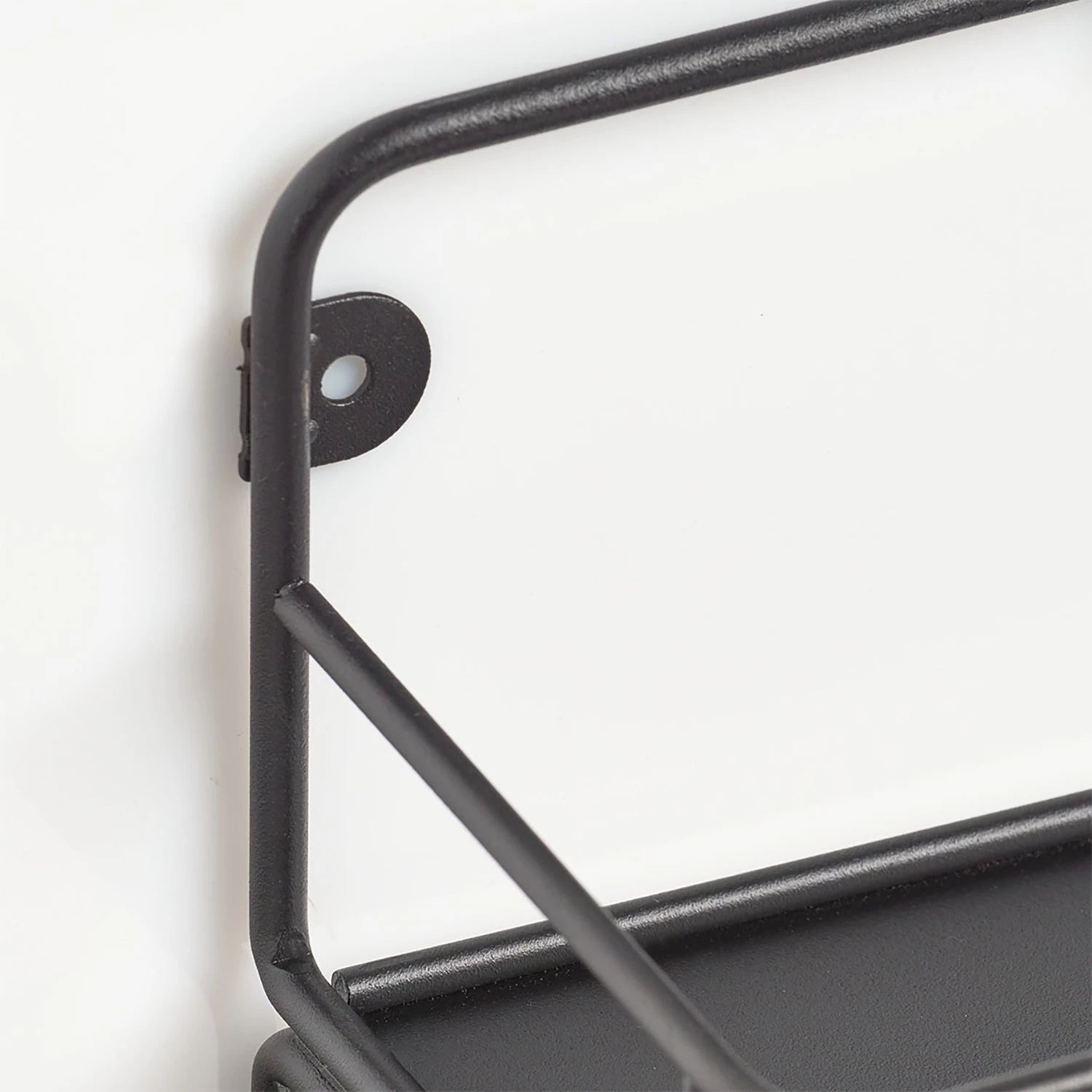 Zeller Étagère murale Georgia - Fer / Bois - Noir - 45 x 11,8 x 18 cm 5 Zeller Étagère murale Georgia - Fer / Bois - Noir - 45 x 11,8 x 18 cm – Image 3