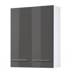 Giessbach Meuble haut Kopenhagen - Gris brillant - Largeur : 50 cm