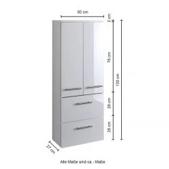 Giessbach Armoire de salle de bain Kopenhagen - Violet brillant - Largeur : 50 cm -Meubles de salle de bain Soldes 2022 1000273865 210708 13183100089 SKETCH DETAILS P000000001000273865 sketch