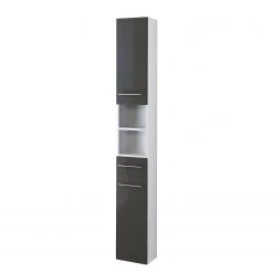 Giessbach Colonne de salle de bain Kopenhagen - Gris brillant - Largeur : 25 cm