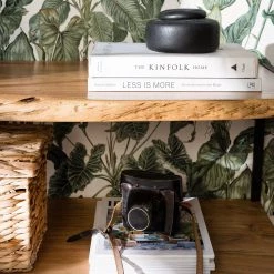 Ars manufacti Meuble avec vasque Kaawo - Acacia massif / Fer - Acacia / Noir - Largeur : 90 cm -Meubles de salle de bain Soldes 2022 1000276816 220812 032 DETAILS P000000001000276816