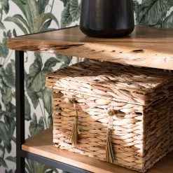 Ars manufacti Meuble avec vasque Kaawo - Acacia massif / Fer - Acacia / Noir - Largeur : 90 cm -Meubles de salle de bain Soldes 2022 1000276816 220812 033 DETAILS P000000001000276816