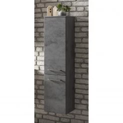 Giessbach Armoire de salle de bain Vallersta - Imitation béton foncé -Meubles de salle de bain Soldes 2022 1000278351 210721 13270900081 MOOD DETAILS P000000001000278351 mood