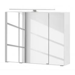 Giessbach Armoire de toilette Vallersta - Avec éclairage intégré - Blanc mat