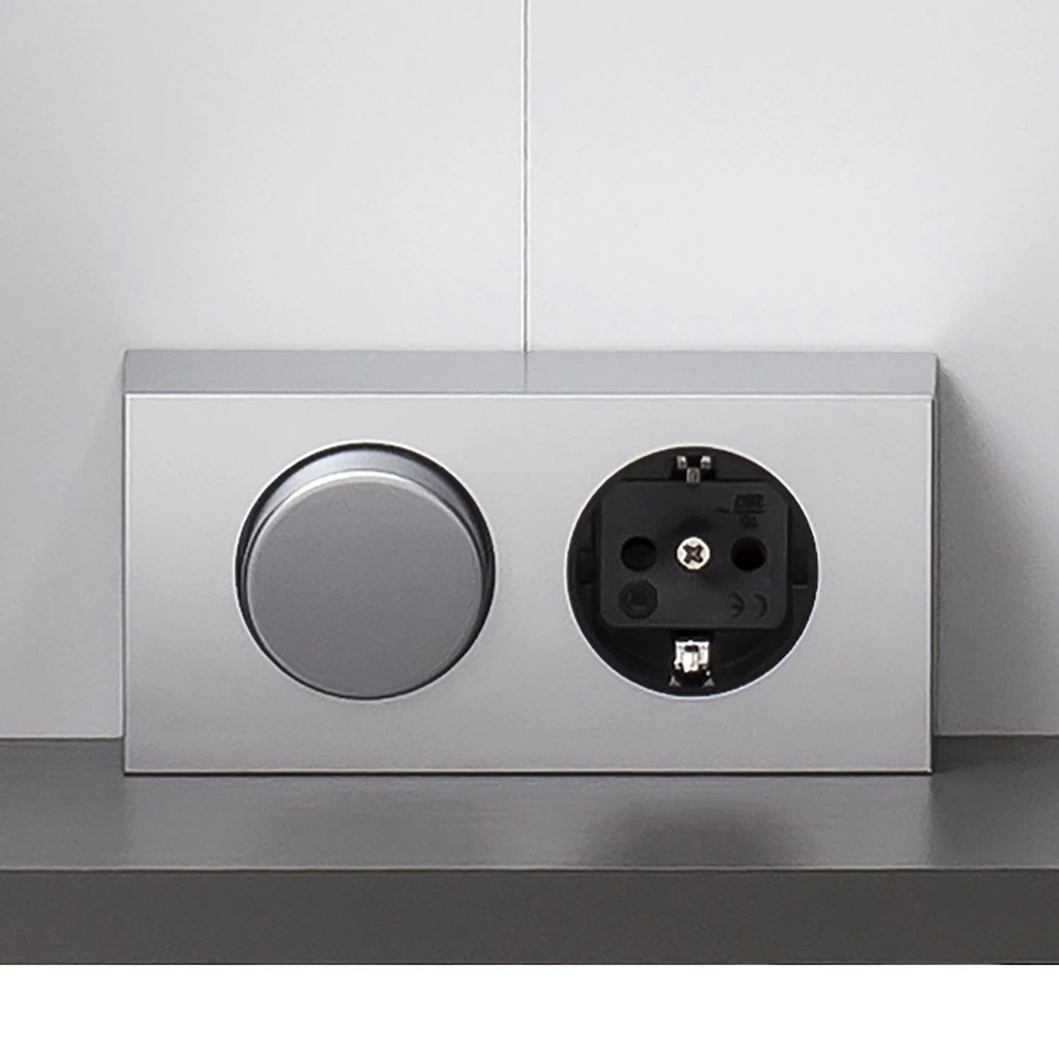 Giessbach Armoire de toilette Vallersta - Avec éclairage intégré - Chêne gris 9 Giessbach Armoire de toilette Vallersta - Avec éclairage intégré - Chêne gris – Image 7