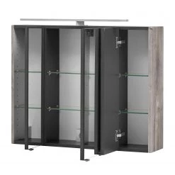 Giessbach Armoire de toilette Vallersta - Avec éclairage intégré - Chêne gris 19 Giessbach Armoire de toilette Vallersta - Avec éclairage intégré - Chêne gris -Meubles de salle de bain Soldes 2022 1000278383 210721 13261900020 DETAILS P000000001000278383