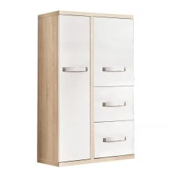 Loftscape Salle de bain Frejus (4 éléments) - Blanc brillant / Imitation chêne Sonoma : -Meubles de salle de bain Soldes 2022 1000279718 210716 13335700152 DETAILS P000000001000279718