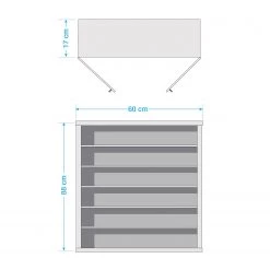 VCM Armoire à pharmacie Honula - Blanc -Meubles de salle de bain Soldes 2022 1000279874 210727 12385800010 SKETCH DETAILS P000000001000279874 sketch