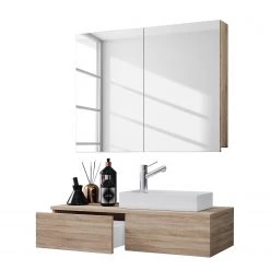 VCM Salle de bain Gudas II (2 éléments) - Imitation chêne de Sonoma