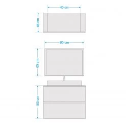 VCM Salle de bain Lendas II (3 éléments) - Imitation chêne clair / Gris - Largeur : 94 cm 7 VCM Salle de bain Lendas II (3 éléments) - Imitation chêne clair / Gris - Largeur : 94 cm -Meubles de salle de bain Soldes 2022 1000279932 210727 12390100065 SKETCH DETAILS P000000001000279932 sketch