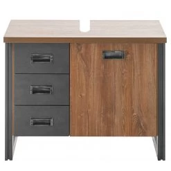 Ars manufacti Meuble sous lavabo Marton III - Imitation chêne Stirling / Anthracite -Meubles de salle de bain Soldes 2022 1000281639 210729 14385100009 DETAILS P000000001000281639