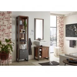 Ars manufacti Salle de bain Marton III (3 éléments) - Imitation chêne Stirling / Anthracite -Meubles de salle de bain Soldes 2022 1000281642 210729 14385200026 MOOD DETAILS P000000001000281642 mood