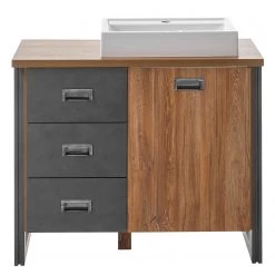 Ars manufacti Salle de bain Marton XI (3 éléments) - Imitation chêne Stirling / Anthracite -Meubles de salle de bain Soldes 2022 1000281656 210729 14385300103 DETAILS P000000001000281656