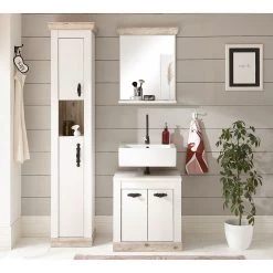 Ridgevalley Meuble sous lavabo Lewk - Imitation pin blanc / Imitation pin -Meubles de salle de bain Soldes 2022 1000281701 210728 08081900013 MOOD DETAILS P000000001000281701 mood