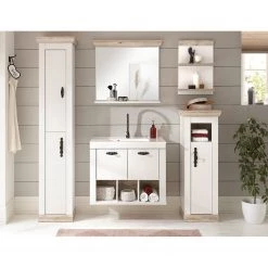 Ridgevalley Colonne de salle de bain Lewk I - Imitation pin blanc / Imitation pin -Meubles de salle de bain Soldes 2022 1000281709 210728 08082300071 MOOD DETAILS P000000001000281709 mood