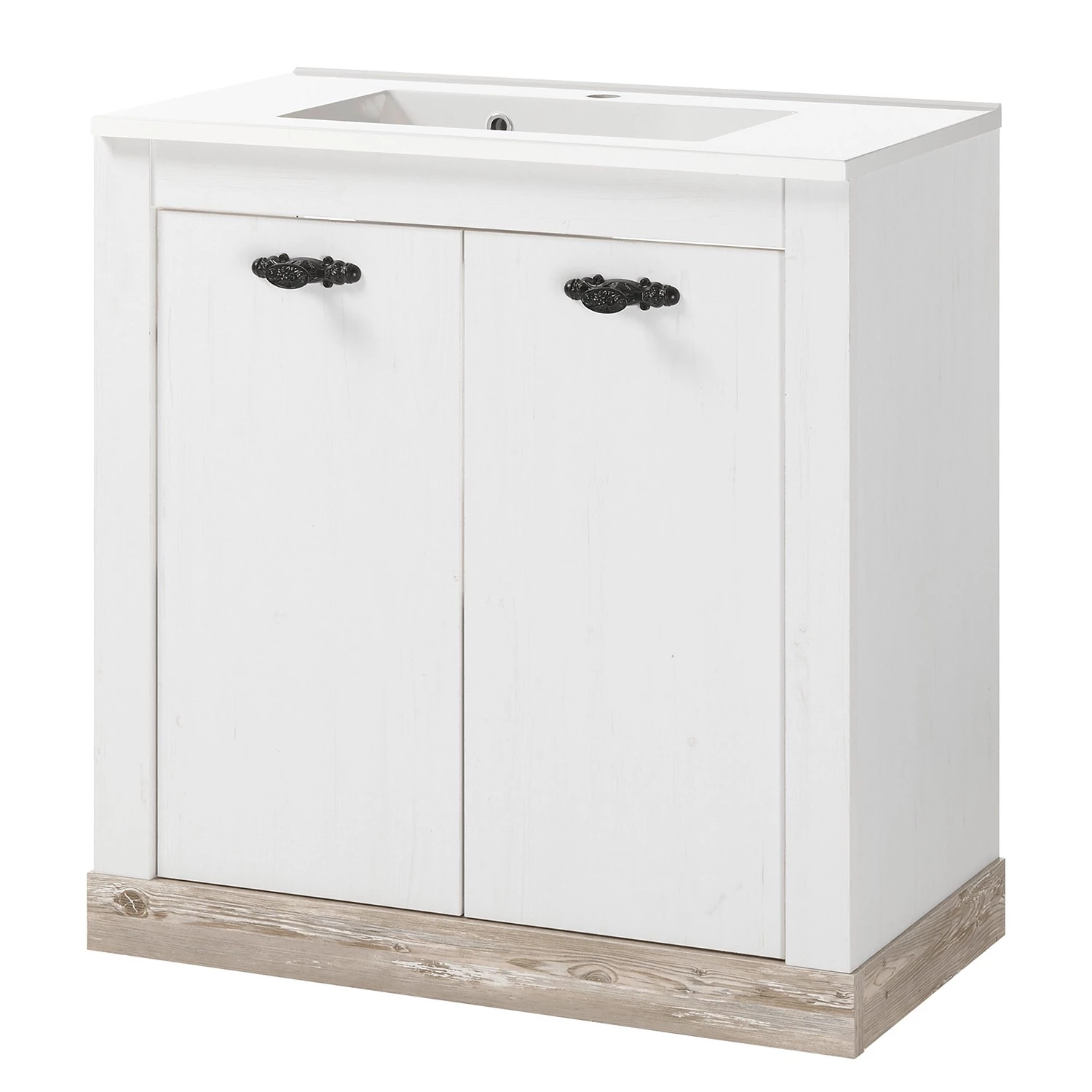 Ridgevalley Meuble avec vasque Lewk I - Imitation pin blanc / Imitation pin 3 Ridgevalley Meuble avec vasque Lewk I - Imitation pin blanc / Imitation pin