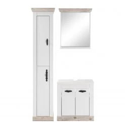 Ridgevalley Salle de bain Lewk III (3 éléments) - Imitation pin blanc / Imitation pin -Meubles de salle de bain Soldes 2022 1000281711 210728 08082500094 DETAILS P000000001000281711