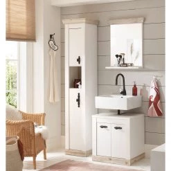 Ridgevalley Salle de bain Lewk II (3 éléments) - Imitation pin blanc / Imitation pin -Meubles de salle de bain Soldes 2022 1000281714 210728 08082700128 MOOD DETAILS P000000001000281714 mood