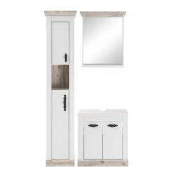 Ridgevalley Salle de bain Lewk II (3 éléments) - Imitation pin blanc / Imitation pin -Meubles de salle de bain Soldes 2022 1000281714 210728 08082700129 DETAILS P000000001000281714