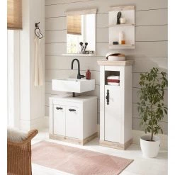 Ridgevalley Salle de bain Lewk IV (4 éléments) - Imitation pin blanc / Imitation pin -Meubles de salle de bain Soldes 2022 1000281722 210728 08083300234 MOOD DETAILS P000000001000281722 mood