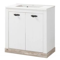 Ridgevalley Salle de bain Lewk VIII (3 éléments) - Imitation pin blanc / Imitation pin -Meubles de salle de bain Soldes 2022 1000281725 210728 08083600291 DETAILS P000000001000281725