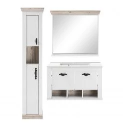 Ridgevalley Salle de bain Lewk XV (3 éléments) - Imitation pin blanc / Imitation pin -Meubles de salle de bain Soldes 2022 1000281731 210728 08084100392 DETAILS P000000001000281731