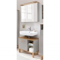 Schildmeyer Salle de bain Padua II (2 éléments) - Gris platine