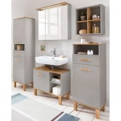 Schildmeyer Salle de bain Padua I (5 éléments) - Gris platine