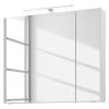 Pelipal Armoire de toilette Tiberio - Avec éclairage intégré - Blanc - Largeur : 80 cm 2 Pelipal Armoire de toilette Tiberio - Avec éclairage intégré - Blanc - Largeur : 80 cm -Meubles de salle de bain Soldes 2022 1000287332 210902 08015500041 IMAGE P000000001000287332