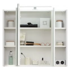 Pelipal Armoire de toilette Tiberio - Avec éclairage intégré - Blanc - Largeur : 80 cm 15 Pelipal Armoire de toilette Tiberio - Avec éclairage intégré - Blanc - Largeur : 80 cm -Meubles de salle de bain Soldes 2022 1000287332 210902 08015600046 DETAILS P000000001000287332