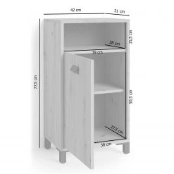 Norrwood Meuble bas Vendooren -Meubles de salle de bain Soldes 2022 1000287414 210820 14074900081 SKETCH DETAILS P000000001000287414 sketch