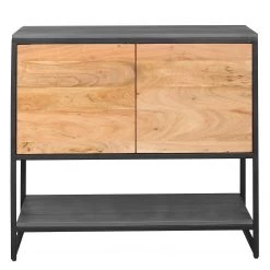 Ars manufacti Salle de bain Conjo I (3 éléments) - Acacia massif / Fer - Acacia / Noir - Largeur : 136 cm 21 Ars manufacti Salle de bain Conjo I (3 éléments) - Acacia massif / Fer - Acacia / Noir - Largeur : 136 cm -Meubles de salle de bain Soldes 2022 1000287811 220517 031 DETAILS P000000001000287811