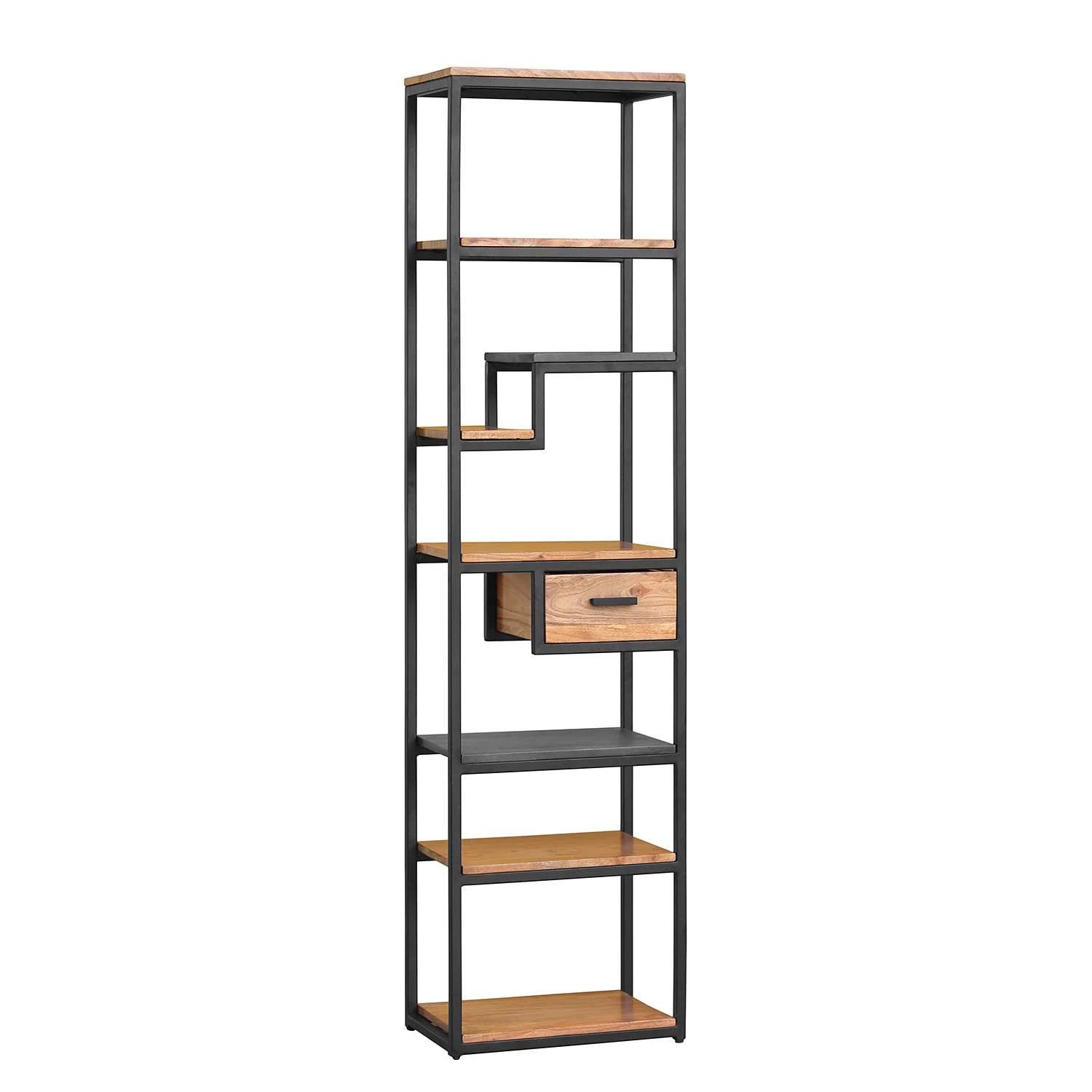 Ars manufacti Salle de bain Conjo I (3 éléments) - Acacia massif / Fer - Acacia / Noir - Largeur : 136 cm 14 Ars manufacti Salle de bain Conjo I (3 éléments) - Acacia massif / Fer - Acacia / Noir - Largeur : 136 cm – Image 12