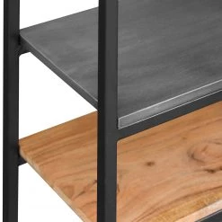 Ars manufacti Salle de bain Conjo III (3 éléments) - Acacia massif / Fer - Acacia / Noir -Meubles de salle de bain Soldes 2022 1000287825 220517 046 DETAILS P000000001000287825