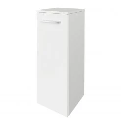 Fackelmann Meuble bas B.Style - Blanc - Largeur : 30 cm - Butoir à gauche