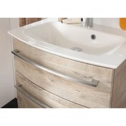 Fackelmann Meuble avec vasque B.Style - Chêne gris - Largeur : 65 cm -Meubles de salle de bain Soldes 2022 1000287852 210826 08283300147 DETAILS P000000001000287852