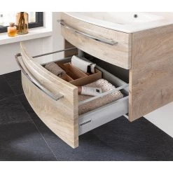 Fackelmann Meuble avec vasque B.Style - Chêne gris - Largeur : 65 cm -Meubles de salle de bain Soldes 2022 1000287852 210826 08283300148 DETAILS P000000001000287852